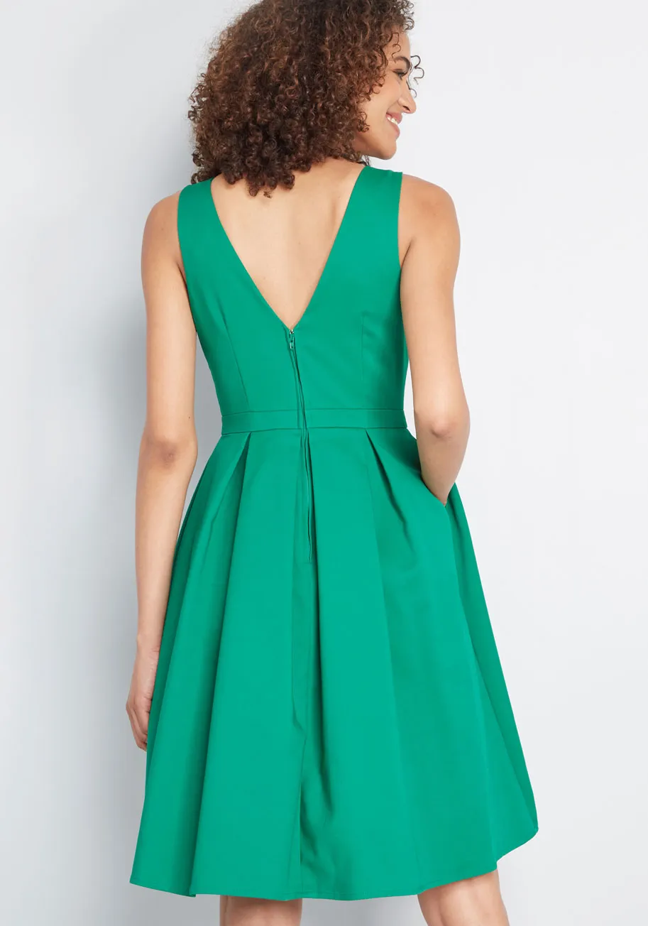 Polish Aplenty Fit and Flare Dress sold by Modcloth product image thumbnail 3