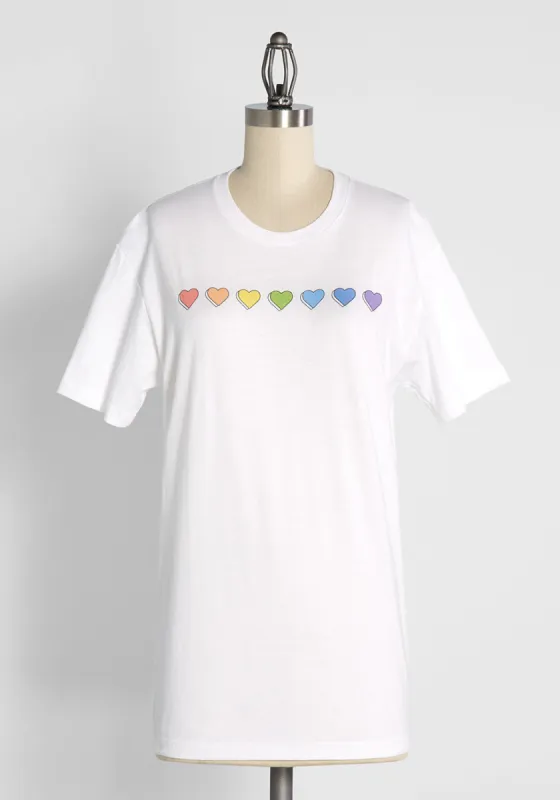 Full-Spectrum Love Parade Graphic Tee sold by Modcloth