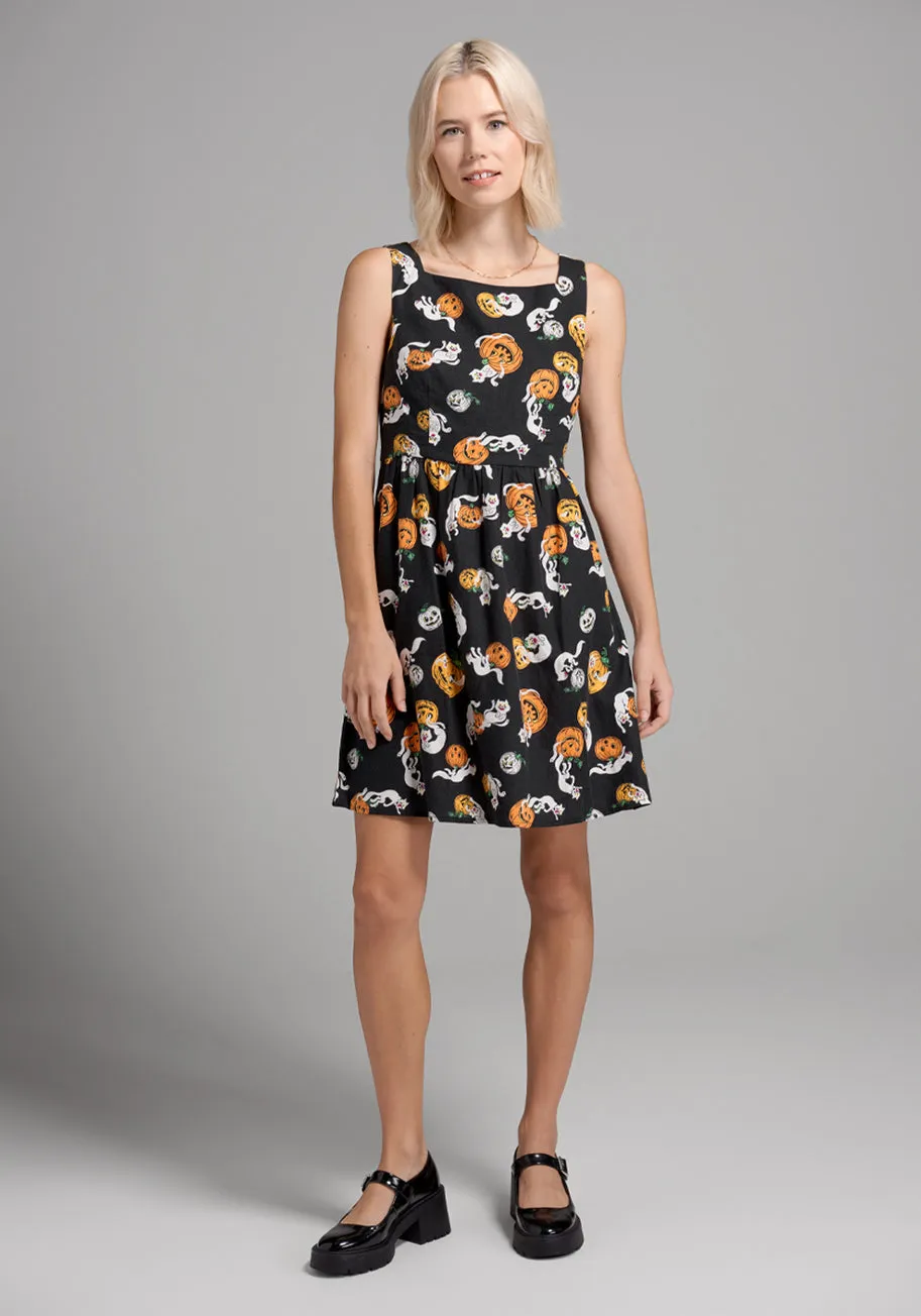 Truth Or Square Fit And Flare Dress (Final Sale) sold by Modcloth product image thumbnail 2