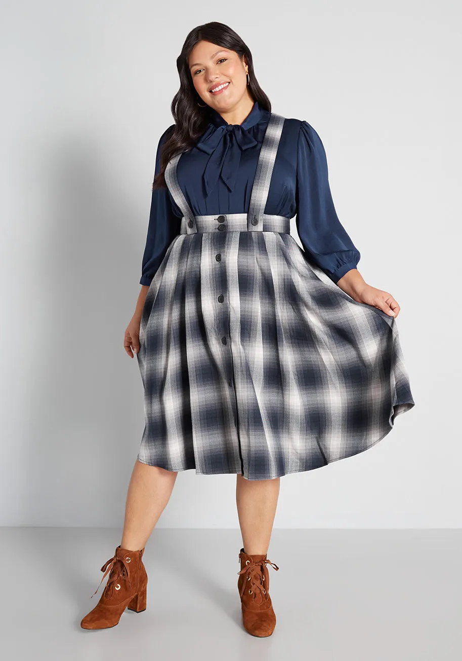 Being Good Never Felt So Plaid Jumper sold by Modcloth product image thumbnail 3