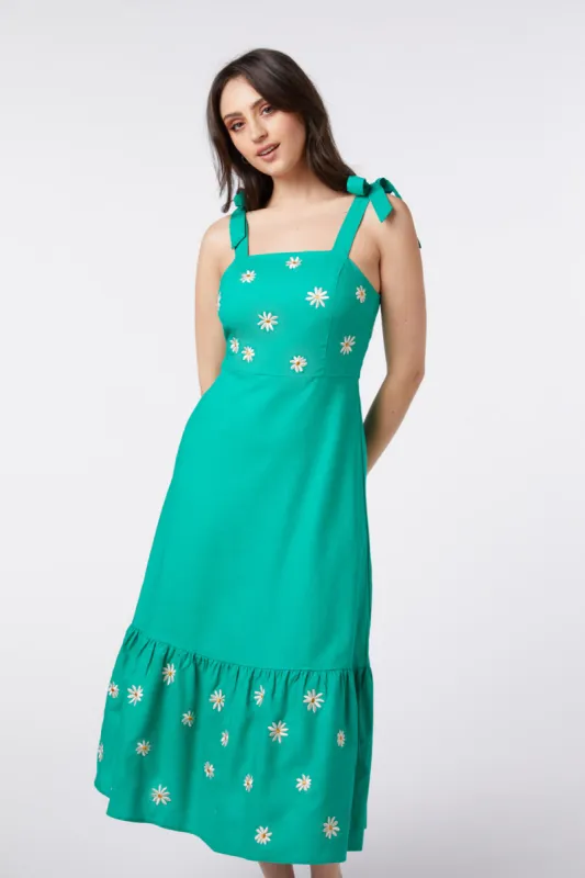 Pattie Embroidered Midi Dress sold by Modcloth