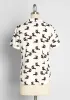 Polished and Playful Tie-Neck Blouse sold by Modcloth