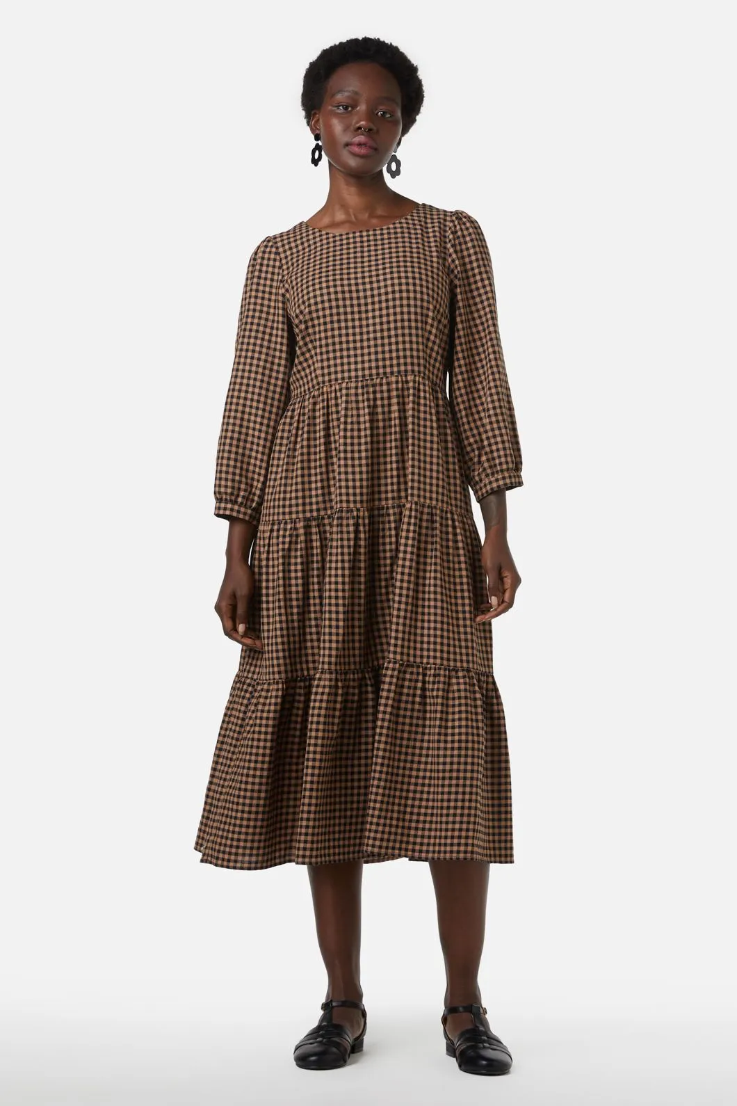 Lola Check Midi Dress sold by Modcloth product image thumbnail 2