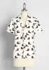 Polished and Playful Tie-Neck Blouse sold by Modcloth