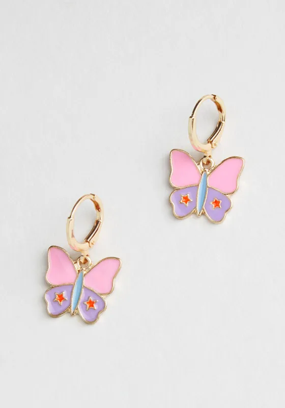 Butterflies in the Sky Dangle Earrings sold by Modcloth