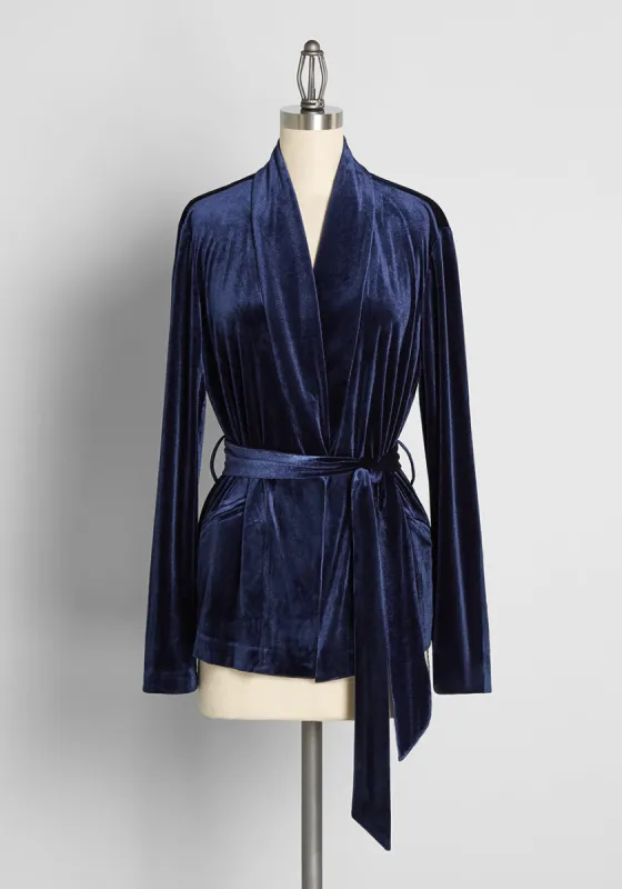 Smoldering Smoking Jacket sold by Modcloth