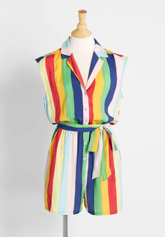 Read It and Steep Romper sold by Modcloth