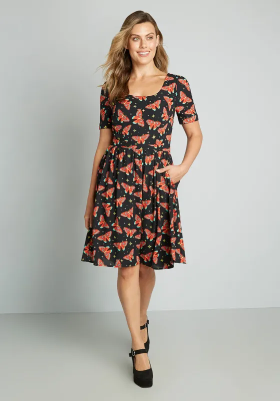 What's The Scoop A-Line Dress sold by Modcloth