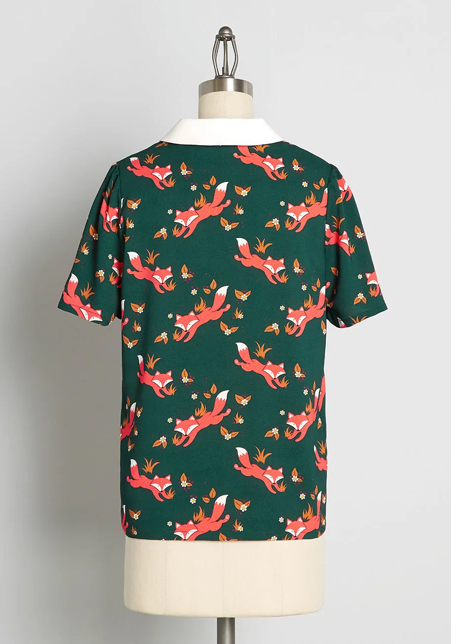 Positive First Impressions Tie-Neck Blouse sold by Modcloth product image thumbnail 2