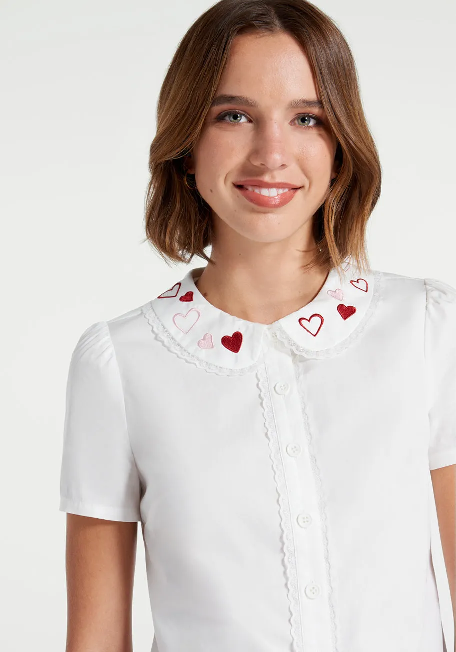 Love That Lingers Button-Up Top sold by Modcloth product image thumbnail 4
