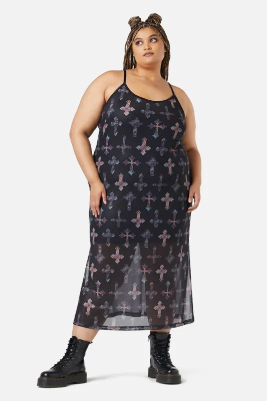 Hope Had Died Mesh Dress sold by Modcloth