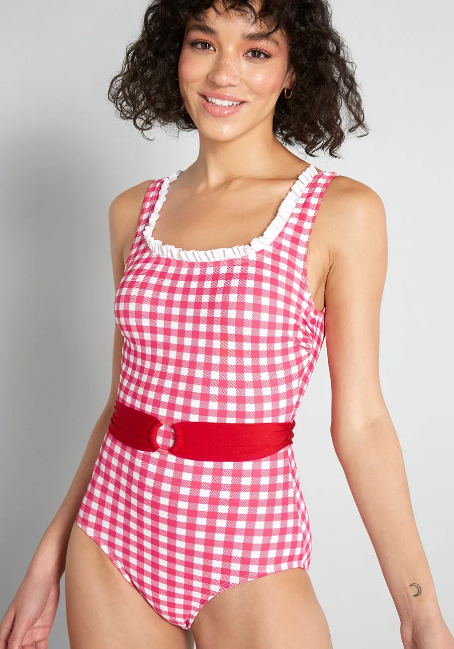 The Peggy Sue One-Piece Swimsuit sold by Modcloth product image thumbnail 4