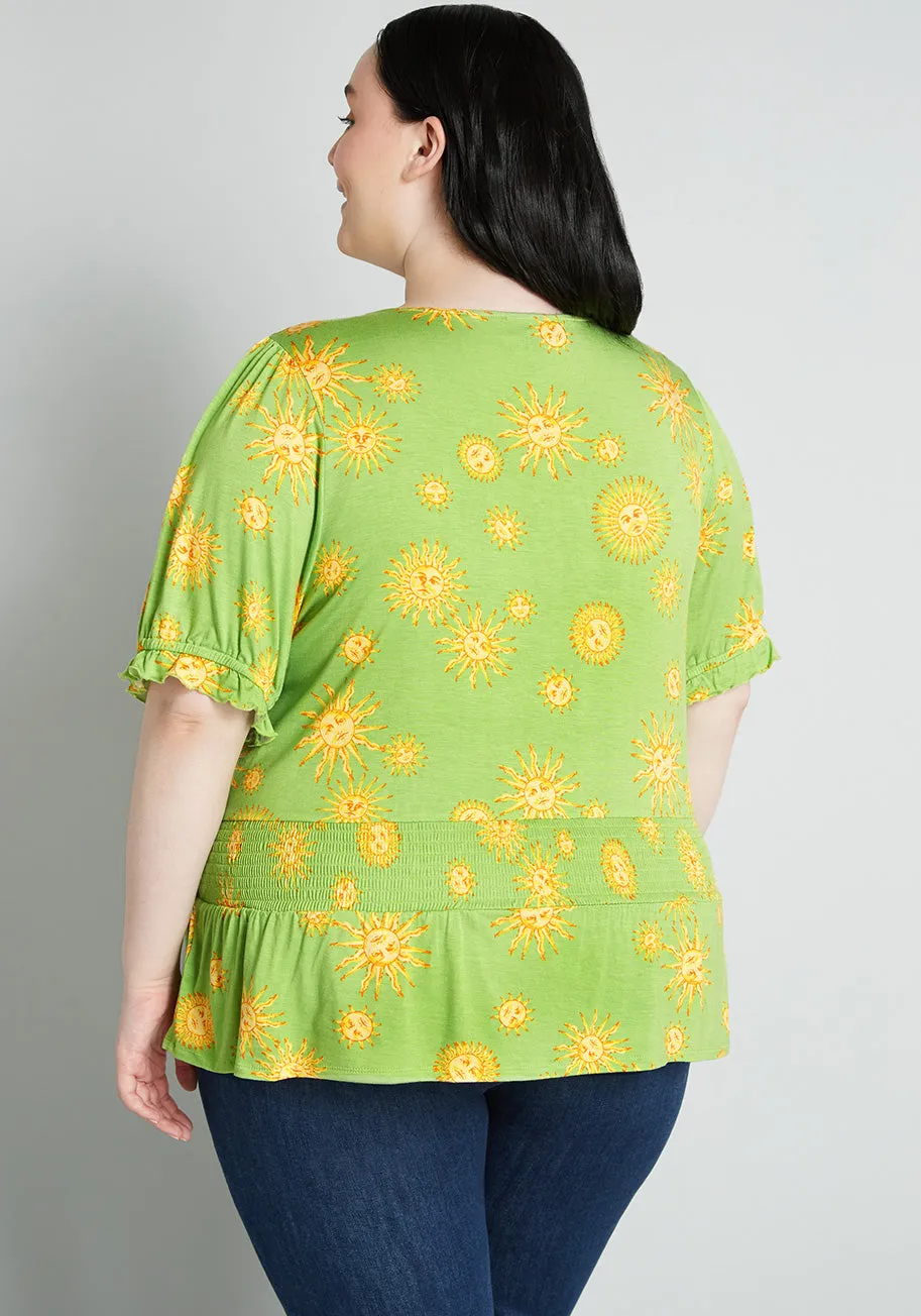 An Affinity For Fun Blouse (Final Sale) sold by Modcloth product image thumbnail 2