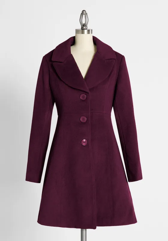 Vivacious and Vibrant Coat sold by Modcloth
