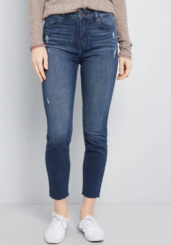 Day Started Cropped Skinny Jeans sold by Modcloth