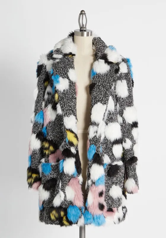 Crazy Faux You Coat sold by Modcloth
