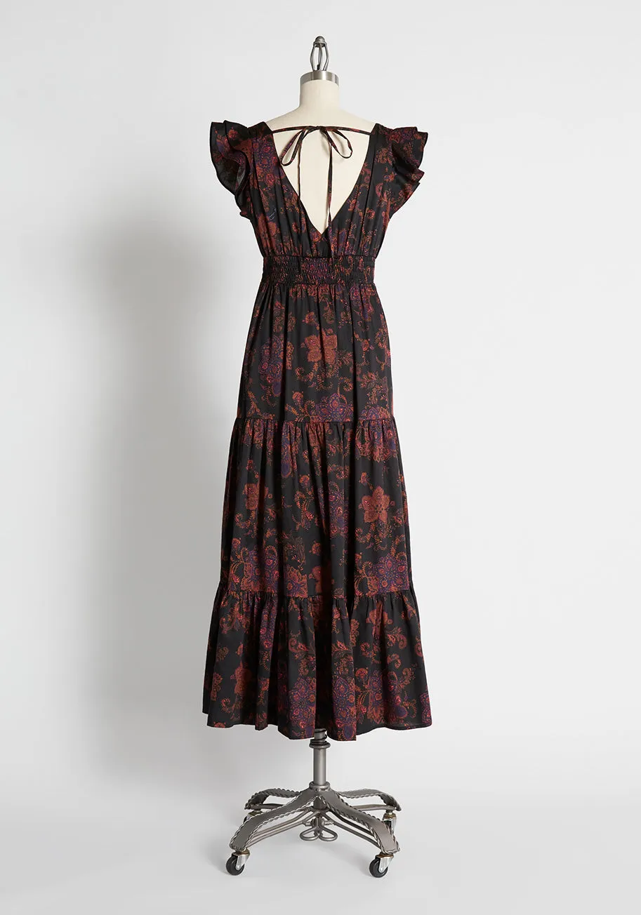 Vamped Up Vagabond Maxi Dress sold by Modcloth product image thumbnail 3