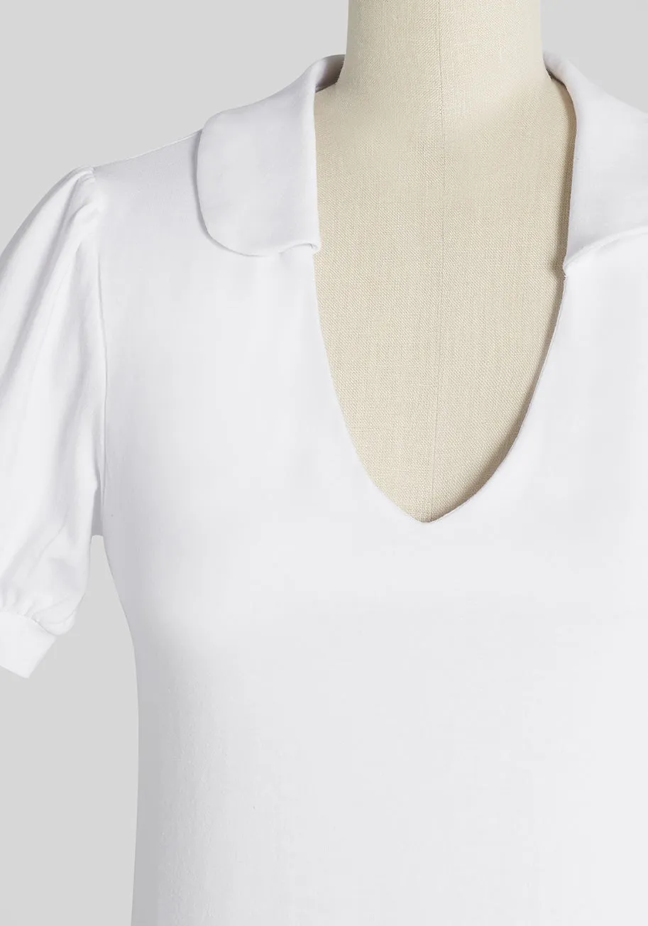 Take It or Sleeve It V-Neck Top sold by Modcloth product image thumbnail 3