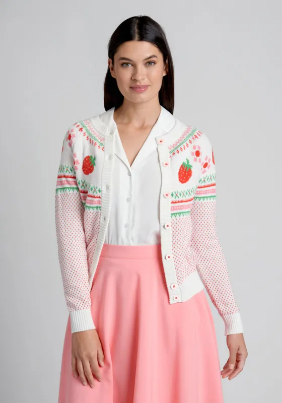 Strawberry Lane Fair Isle Cardigan sold by Modcloth