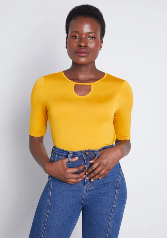 Simple is in Keyhole Top sold by Modcloth