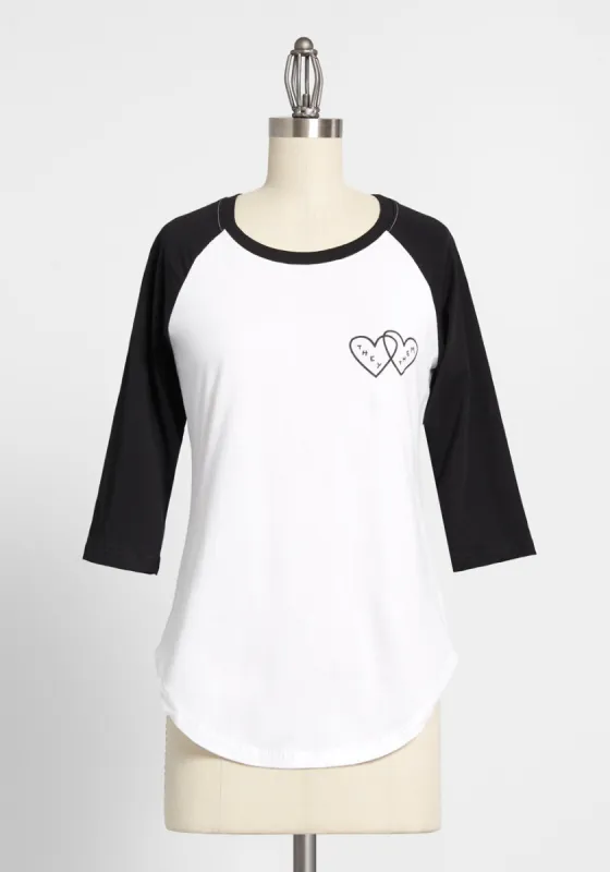They Them Graphic Raglan Tee made by Modcloth