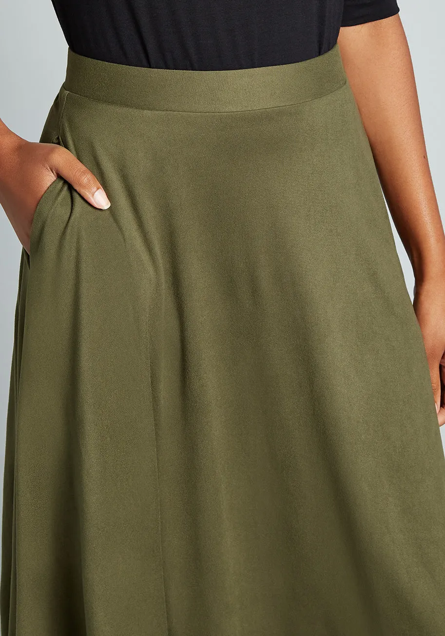 Excellence Attained Knit A-Line Skirt sold by Modcloth product image thumbnail 4