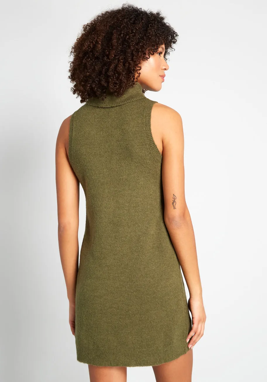 Cozy Thoughts Turtleneck Sweater Dress sold by Modcloth product image thumbnail 2
