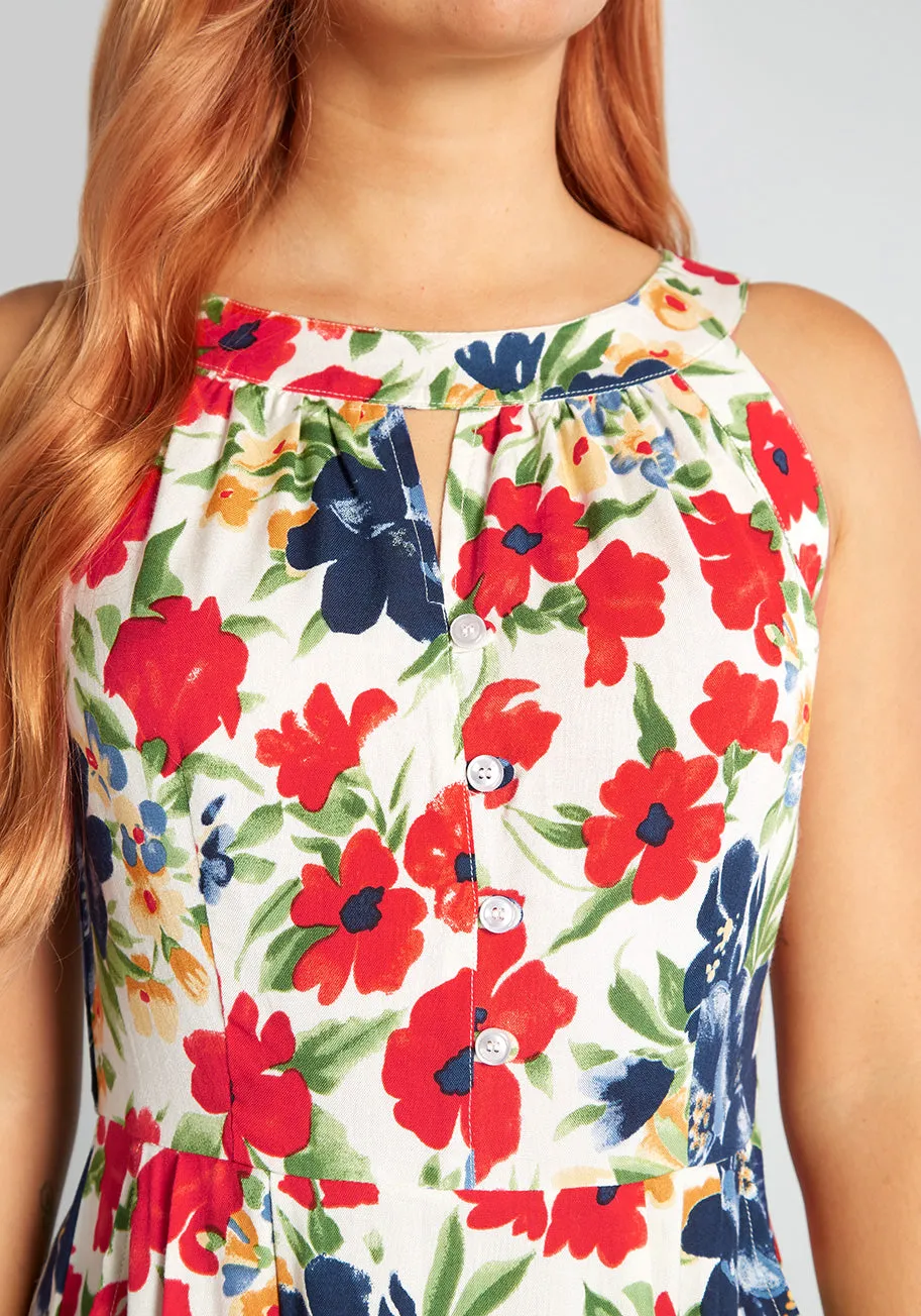 Gala in the Garden Midi Dress sold by Modcloth product image thumbnail 4