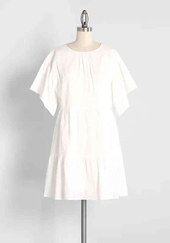 Flutter of Brilliance Tiered Dress sold by Modcloth