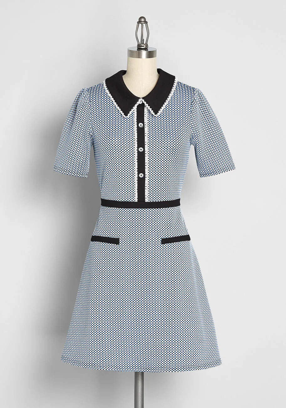 Taking My Mod Abroad A-Line Dress sold by Modcloth