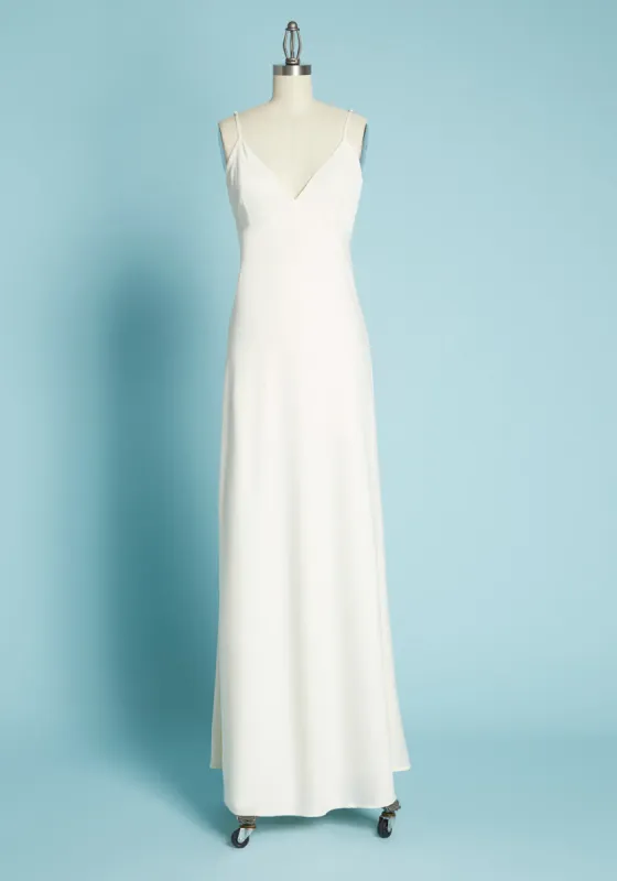 Embrace Elegance Satin Maxi Dress sold by Modcloth