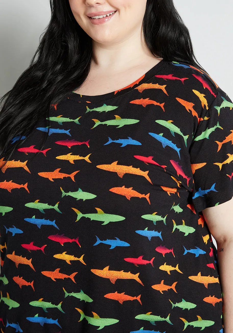 Instant Hit Relaxed Fit T-Shirt sold by Modcloth product image thumbnail 4