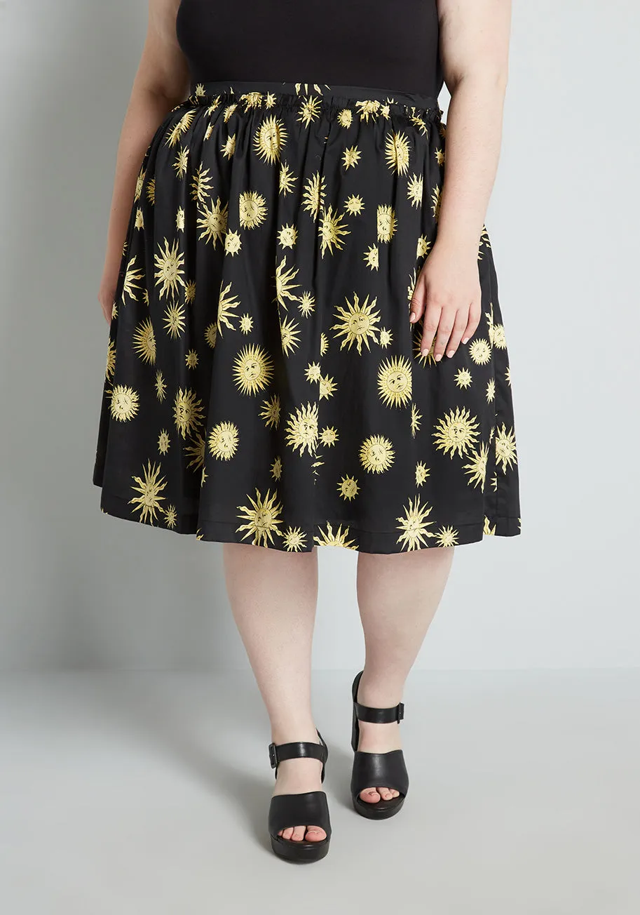 Some Saturday Soiree A-Line Skirt sold by Modcloth