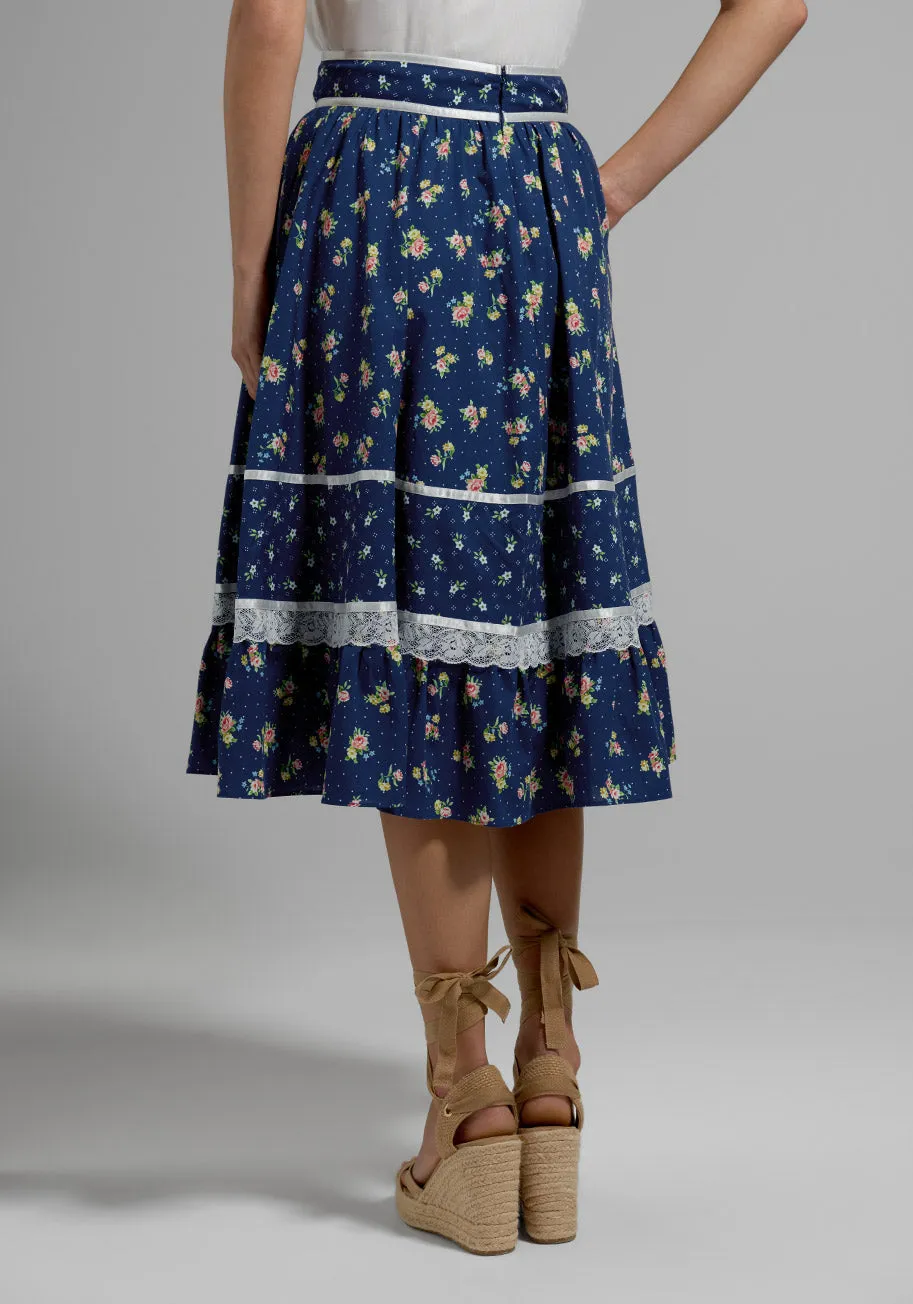 GUNNE SAX for ModCloth Rustic Romance Corselette Midi Skirt sold by Modcloth product image thumbnail 4