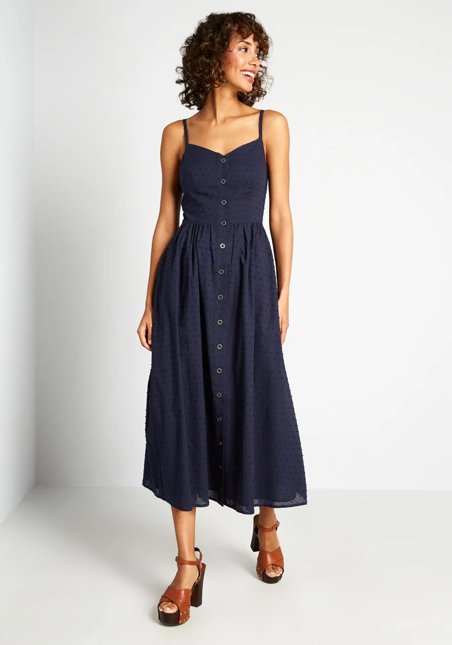 Quite Clearly Charismatic Midi Dress sold by Modcloth