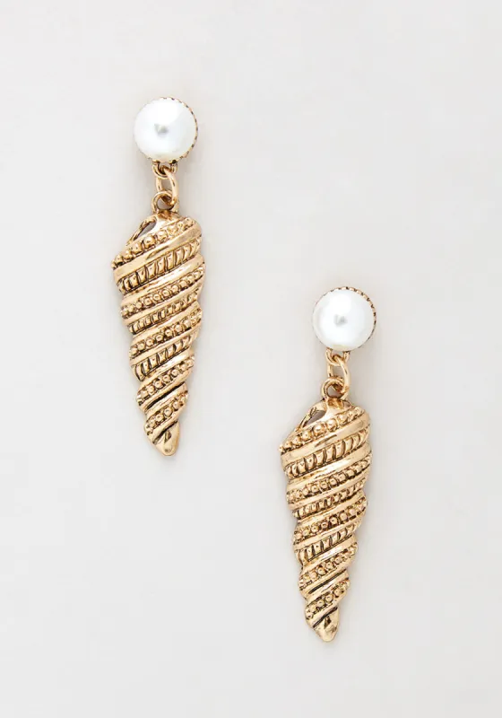 Conch You Sea It? Dangle Earrings sold by Modcloth