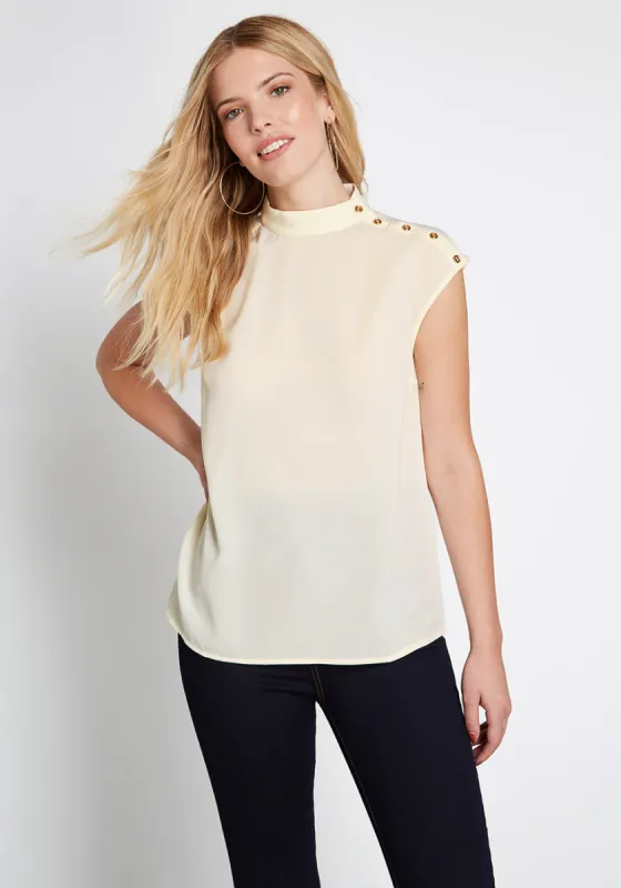 My Own Way Sleeveless Blouse sold by Modcloth