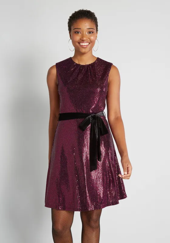 Bring On The Drama A-Line Dress made by Forever Unique
