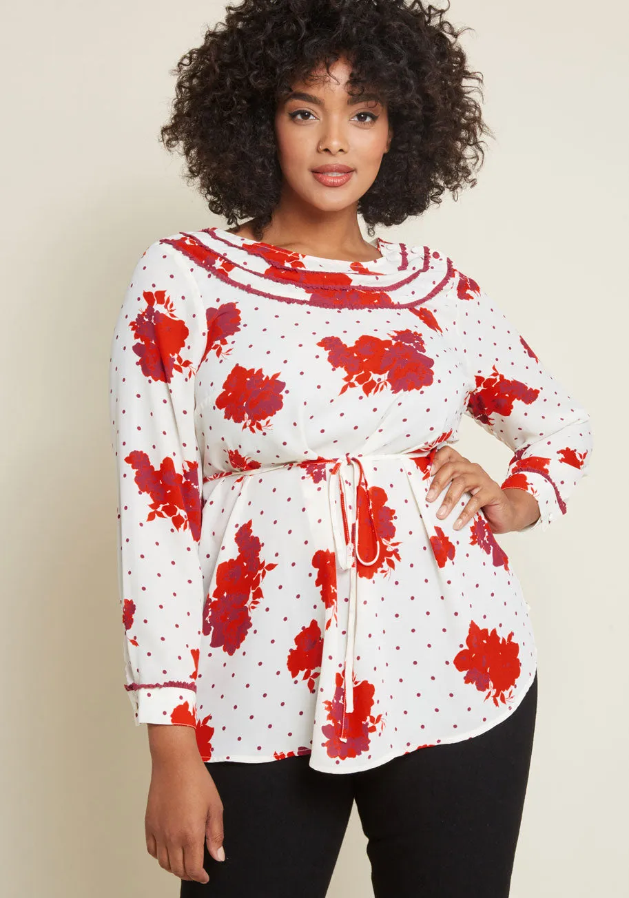 Retro Refresh Long Sleeve Top in Print Mix sold by Modcloth product image thumbnail 5