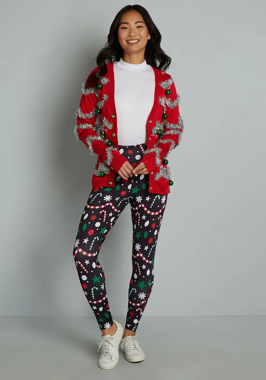 Christmas Confetti Leggings sold by Modcloth product image thumbnail 3