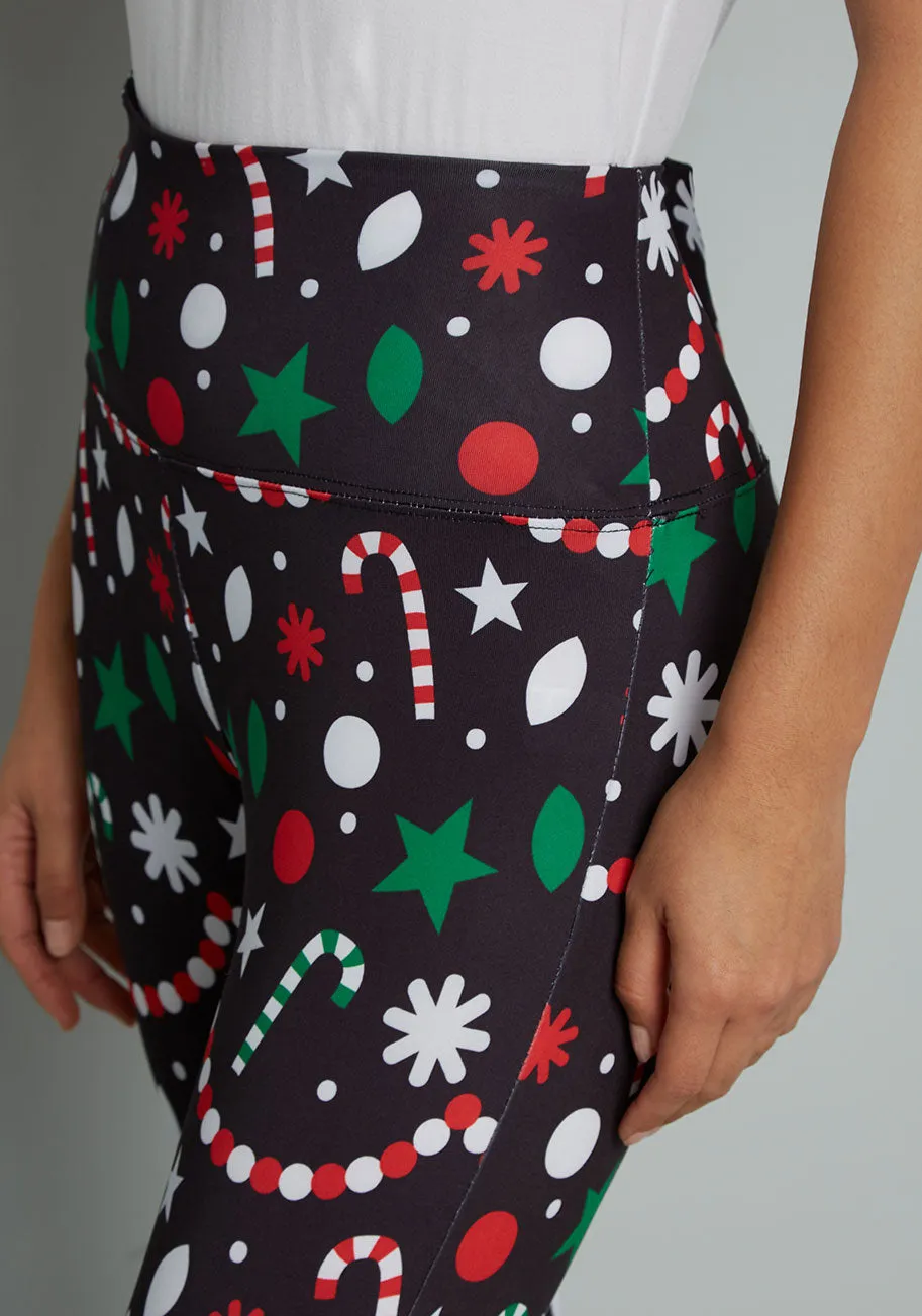 Christmas Confetti Leggings sold by Modcloth product image thumbnail 4