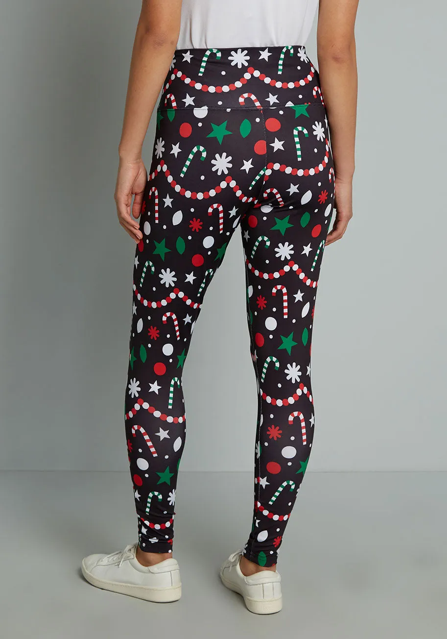 Christmas Confetti Leggings sold by Modcloth product image thumbnail 2