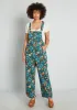 Daisy Dappled Dreamscape Denim Overalls sold by Modcloth