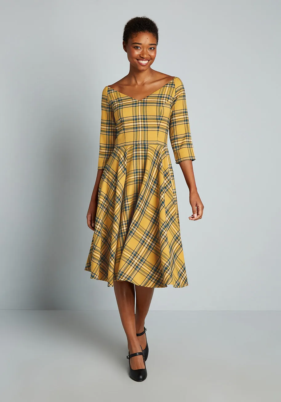 Jukebox Jive Time Swing Dress sold by Modcloth