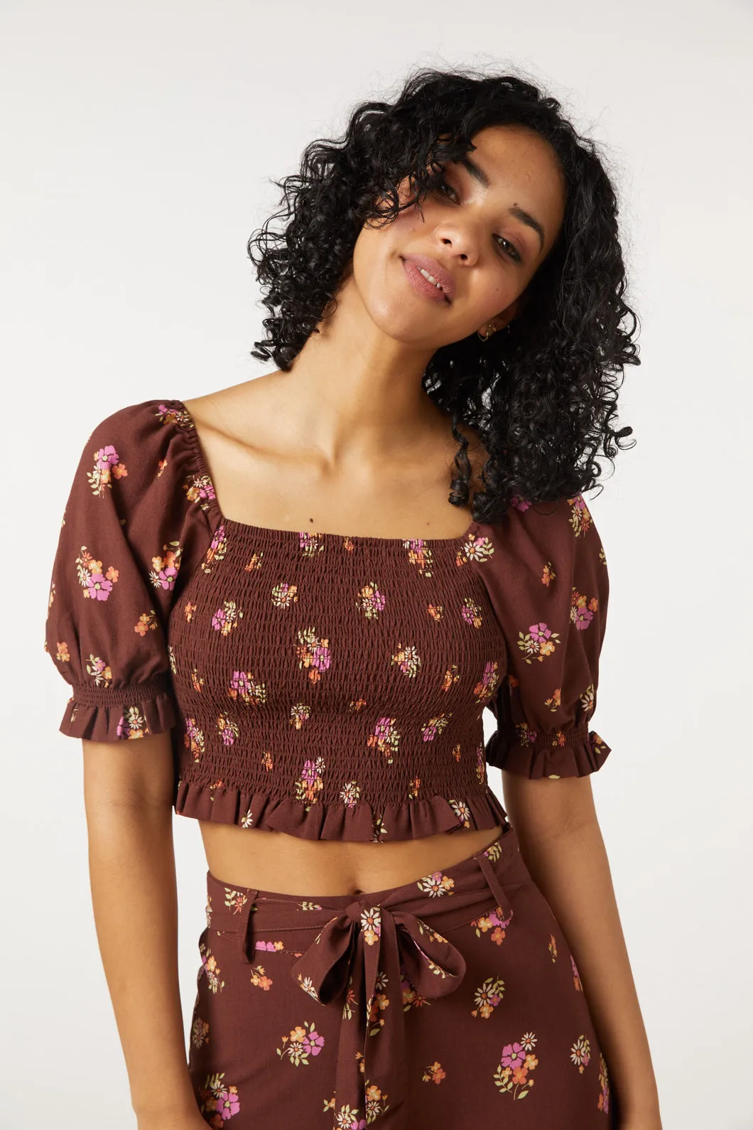Ziva Floral Top sold by Modcloth