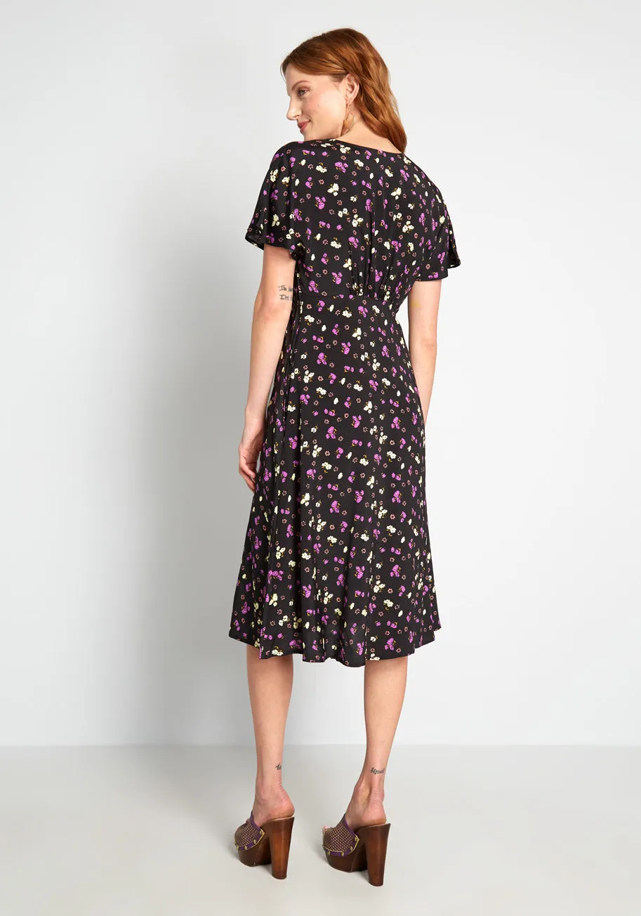 Take the Plunge Midi Dress sold by Modcloth product image thumbnail 2