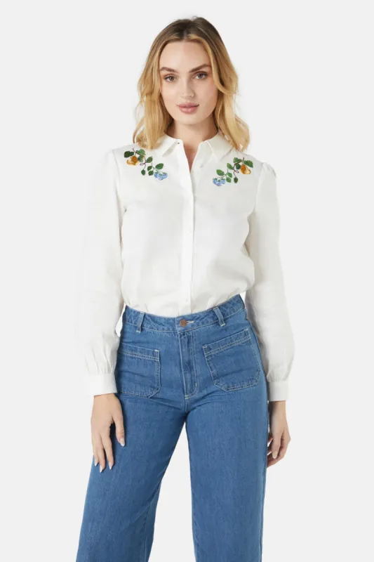 Fruit & Vine Blouse sold by Modcloth