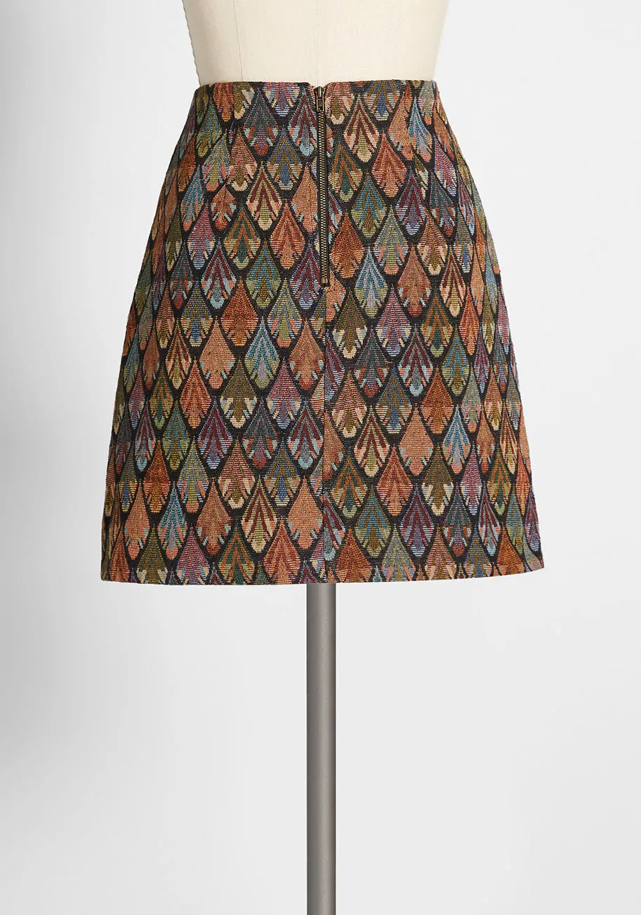 Mermaid Moderne Mini Skirt sold by Modcloth product image thumbnail 2