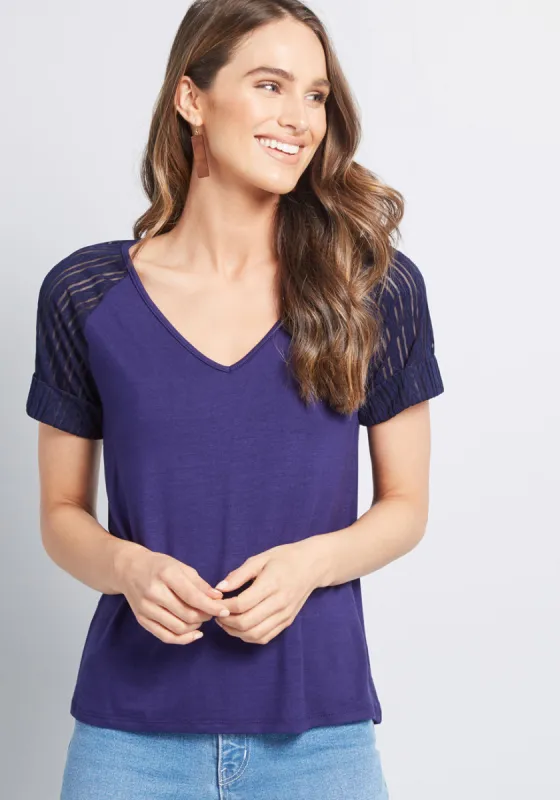 Sporty Vibes Knit Top sold by Modcloth