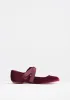 Caught My Eye Velvet Ballet Flat sold by Modcloth